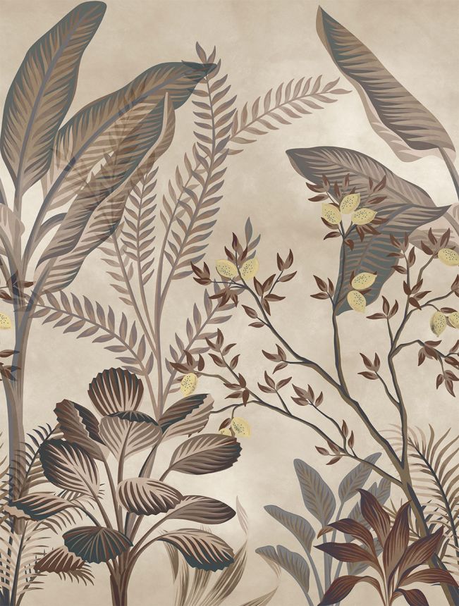 Vliesová fototapeta, beige, Blätter, FW4066-14, Feature Walls, Decoprint