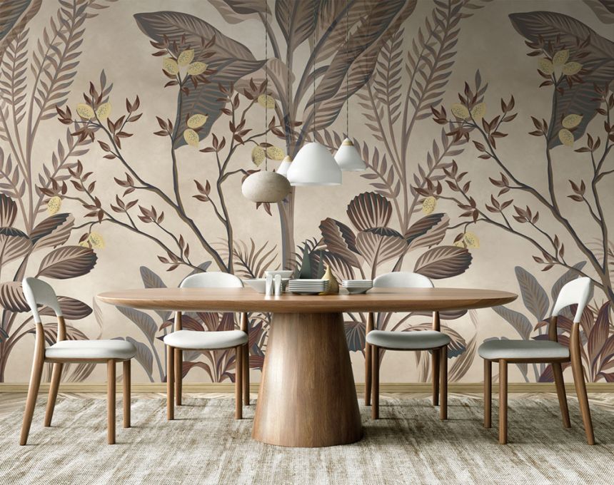 Vliesová fototapeta, beige, Blätter, FW4066-14, Feature Walls, Decoprint