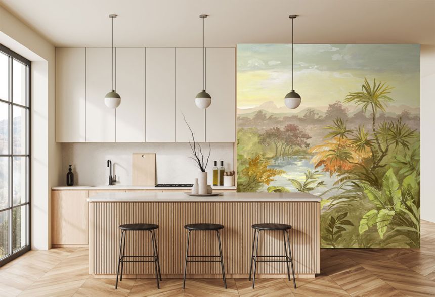 Vlies-Fototapete, grün, Palmen, FW4028-2, Feature Walls, Decoprint