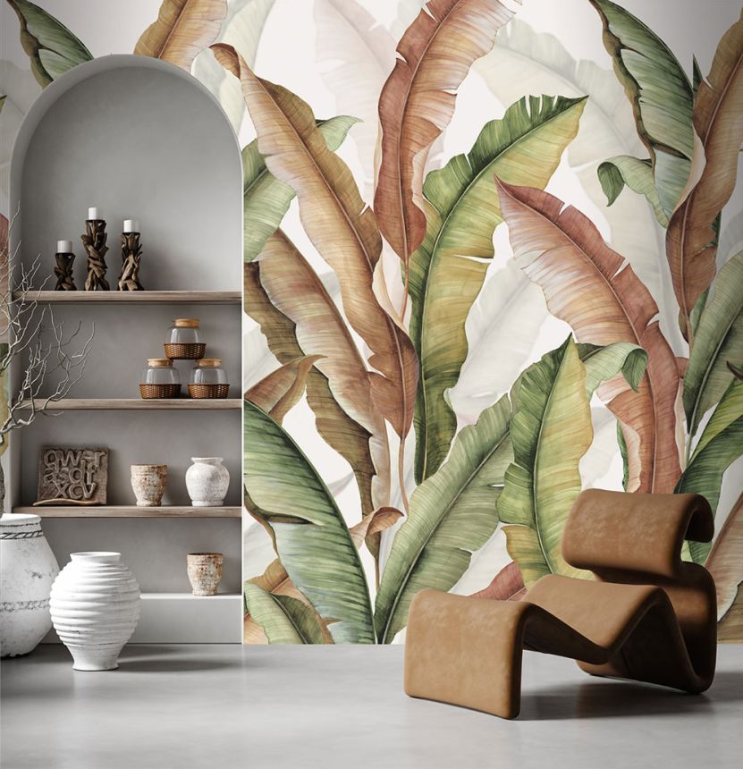 Vlies-Fototapete, braun, Blätter, FW4032-4, Feature Walls, Decoprint