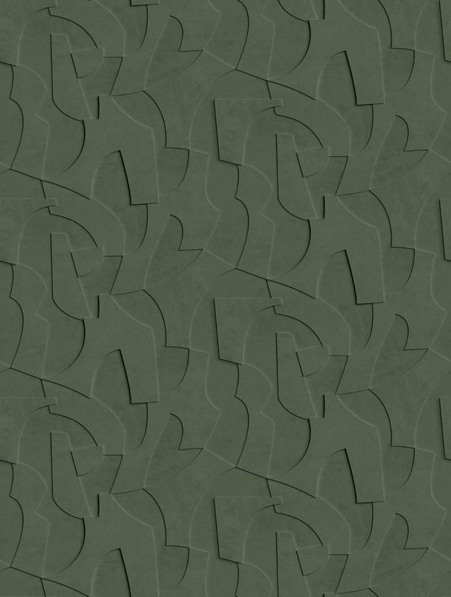 Geometrische Vlies-Fototapete, 3D, grün, FW4042-3, Feature Walls, Decoprint
