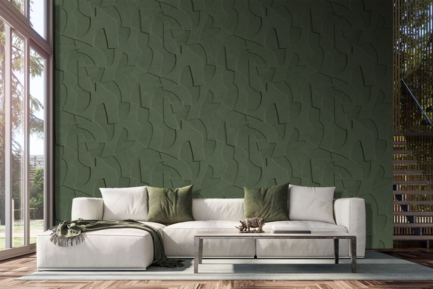 Geometrische Vlies-Fototapete, 3D, grün, FW4042-3, Feature Walls, Decoprint