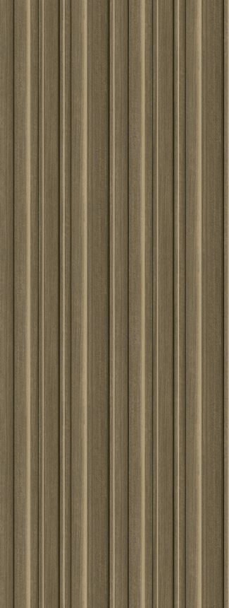 Vlies-Fototapete, 3D-Lamellen-Imitation, braun, FW4043-2, Feature Walls, Decoprint