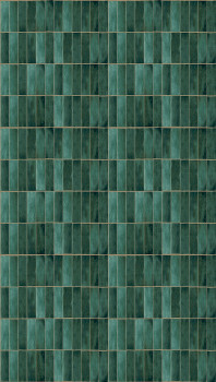 Vlies-Fototapete, Fliesen, grün, FW4045-1, Feature Walls, Decoprint