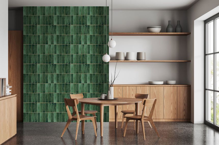 Vlies-Fototapete, Fliesen, grün, FW4045-4, Feature Walls, Decoprint