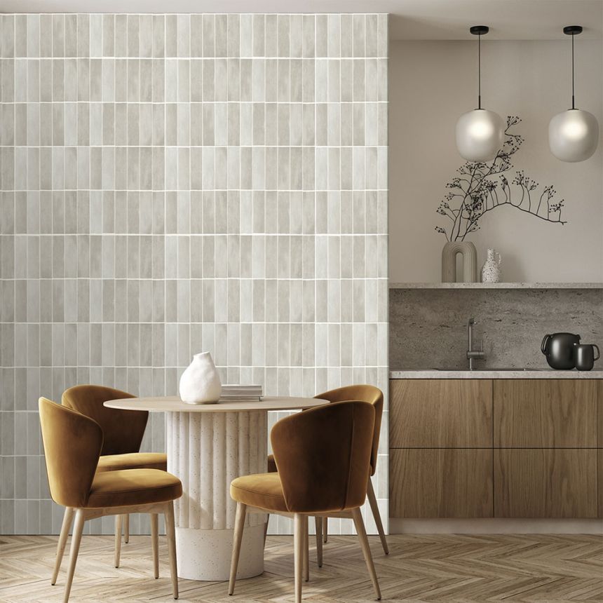 Vlies-Fototapete, Fliesen, grau, FW4045-5, Feature Walls, Decoprint