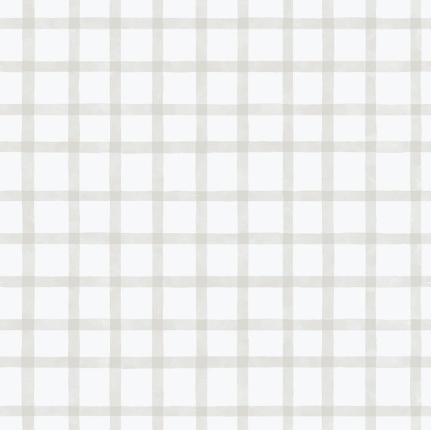 Geometrische Vliestapete, grau-beige, káro, 290-3, Enzo,  ICH Wallcoverings