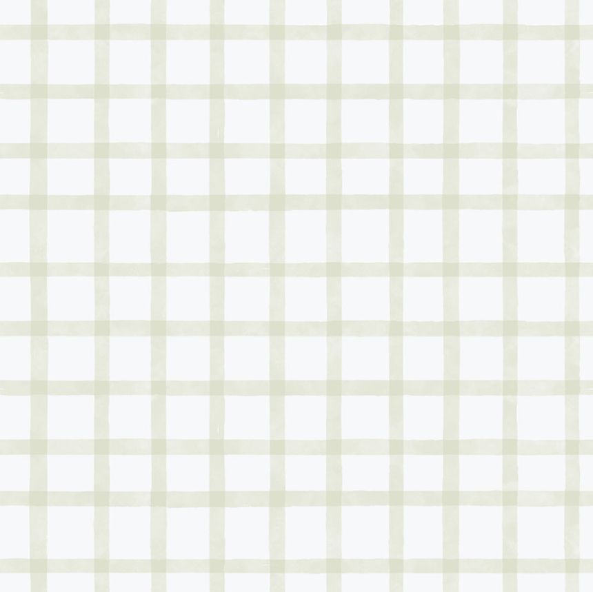 Geometrische Vliestapete, grün, káro, 290-4, Enzo,  ICH Wallcoverings