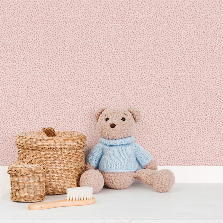 Vliestapete, rosa, Tropfen, Flecken, 294-1, Enzo,  ICH Wallcoverings