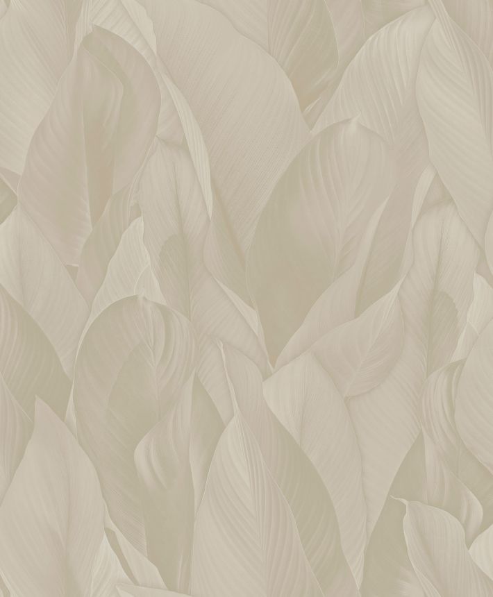 Luxuriöse Vliestapete, creme, Blätter, Z57708, Architexture 2,  Zambaiti Parati