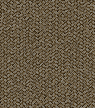 Luxuriöse Vliestapete, braun-silber, Matt-Imitat, Z57720, Architexture 2,  Zambaiti Parati
