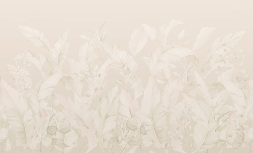 Luxuriöse Vlies-Fototapete, beige, Blätter, Z57775, Architexture 2,  Zambaiti Parati