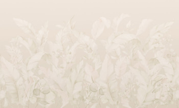 Luxuriöse Vlies-Fototapete, beige, Blätter, Z57775, Architexture 2,  Zambaiti Parati
