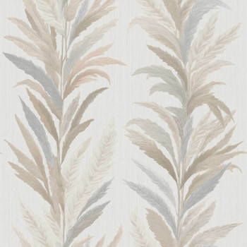 Tapete, creme-grau, Blätter, 35903, Ornamenta, Parato by Cristiana Masi