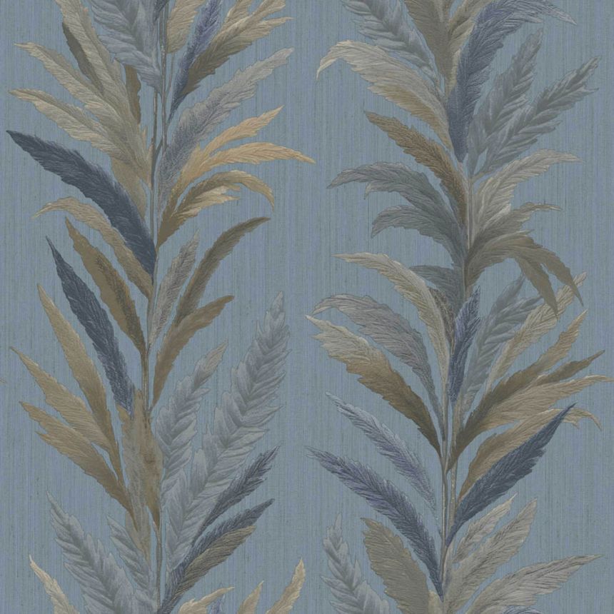 Tapete, blau, Blätter, 35906, Ornamenta, Parato by Cristiana Masi