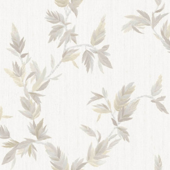 Tapete, cremefarben, Blätter, 35911, Ornamenta, Parato by Cristiana Masi