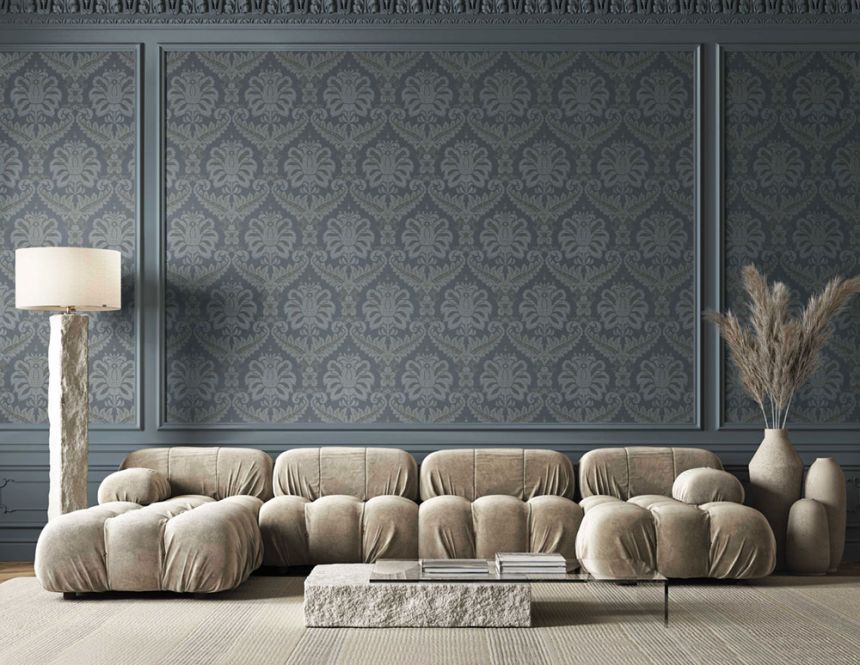 Tapete, blau, klassisch, 35926, Ornamenta, Parato by Cristiana Masi