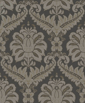 Tapete, schwarz-grau, klassisch, 35929, Ornamenta, Parato by Cristiana Masi