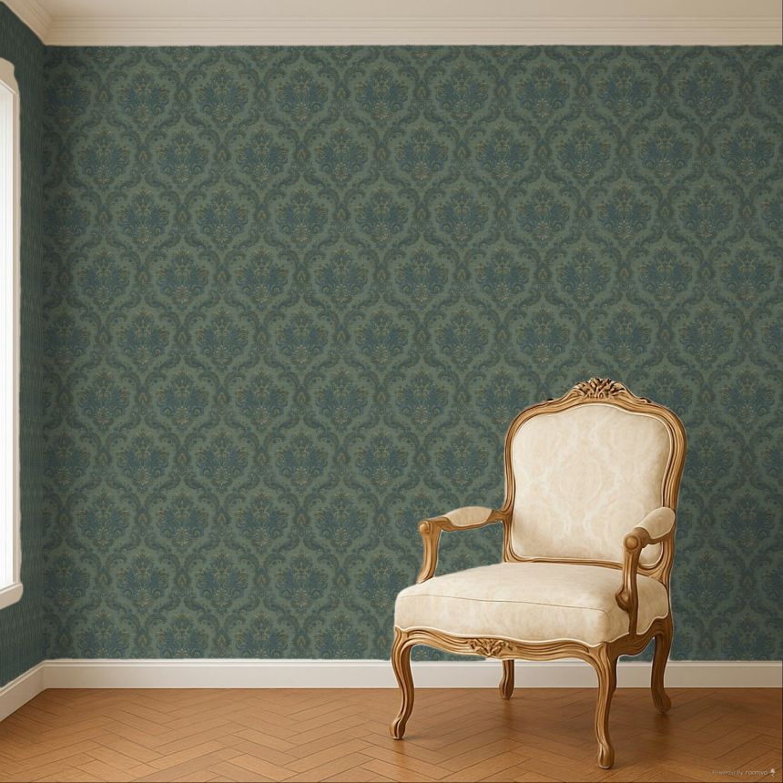 Tapete, grün, klassisch, 35945, Ornamenta, Parato by Cristiana Masi