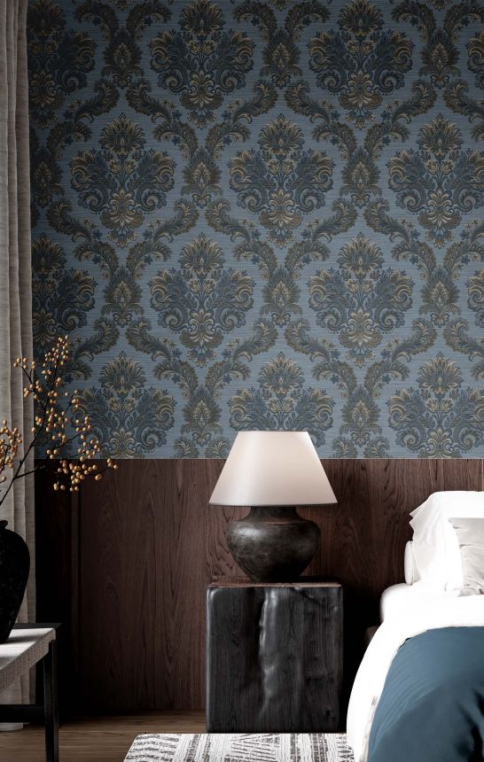 Tapete, blau, klassisch, 35946, Ornamenta, Parato by Cristiana Masi