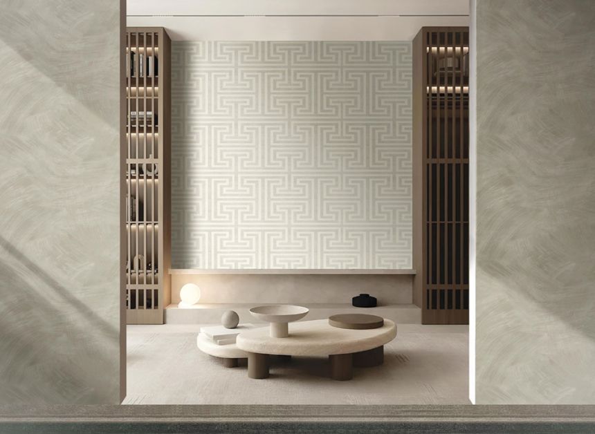 Vliestapete, geometrische, braun, 27519, Sintesi, Cristiana Masi by Parato
