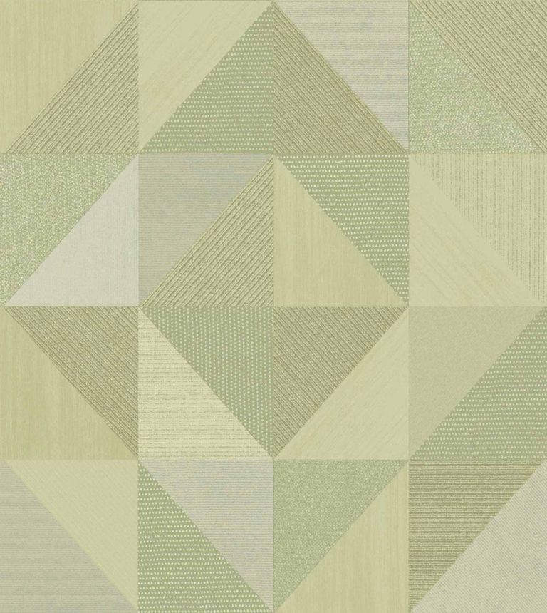 Geometrische Tapete, grün, 32415, Vitalis, Parato by Cristiana Masi