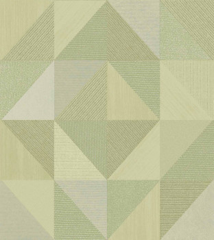 Geometrische Tapete, grün, 32415, Vitalis, Parato by Cristiana Masi