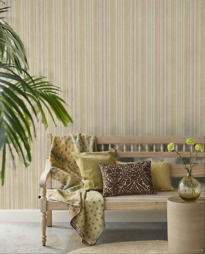 Tapete, beige, Streifen, 32452, Vitalis, Parato by Cristiana Masi