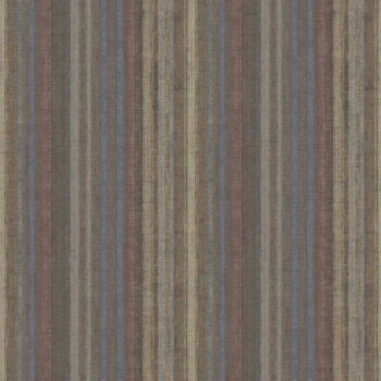 Tapete, blau-braun, Streifen, 32456, Vitalis, Parato by Cristiana Masi