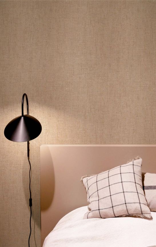Tapete, gold-braun, Stoffoptik, 32468, Vitalis, Parato by Cristiana Masi