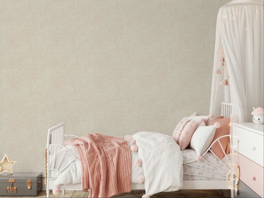 Tapete, beige, Stoffoptik, 32471, Vitalis, Parato by Cristiana Masi