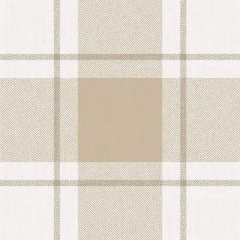 Tapete, beige, Stoffoptik, 38402, Top Stripes, Parato by Cristiana Masi