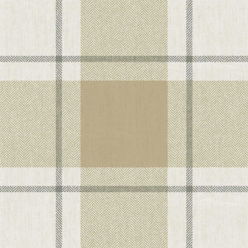 Tapete, grün-beige, Stoffoptik, 38405, Top Stripes, Parato by Cristiana Masi