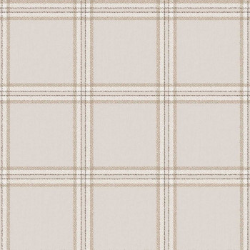 Tapete, grau-beige, Stoffoptik, 38411, Top Stripes, Parato by Cristiana Masi
