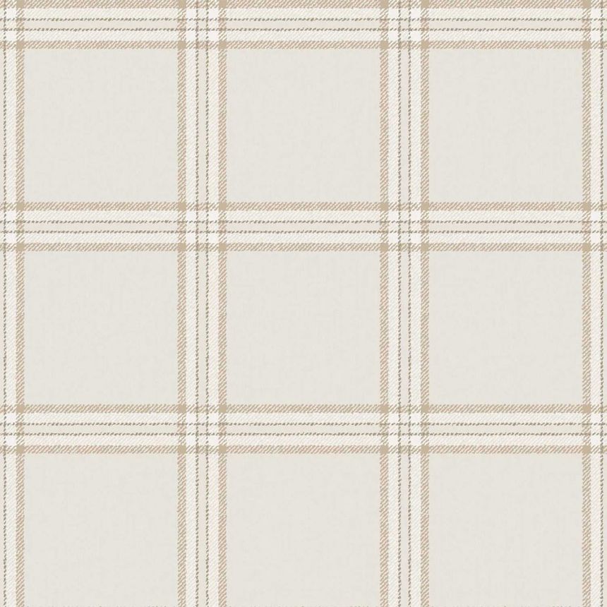 Tapete, grau-beige, Stoffoptik, 38412, Top Stripes, Parato by Cristiana Masi