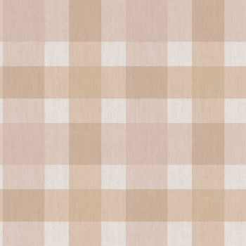 Tapete, beige-rosa, Stoffoptik, 38421, Top Stripes, Parato by Cristiana Masi