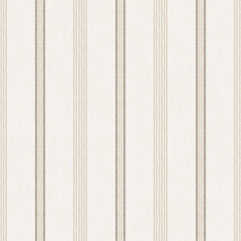 Tapete, grau-beige, Stoffoptik, Streifen, 38426, Top Stripes, Parato by Cristiana Masi