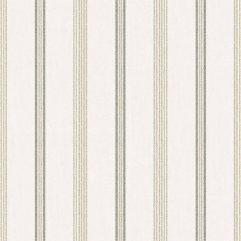 Tapete, grün, Stoffoptik, Streifen, 38427, Top Stripes, Parato by Cristiana Masi