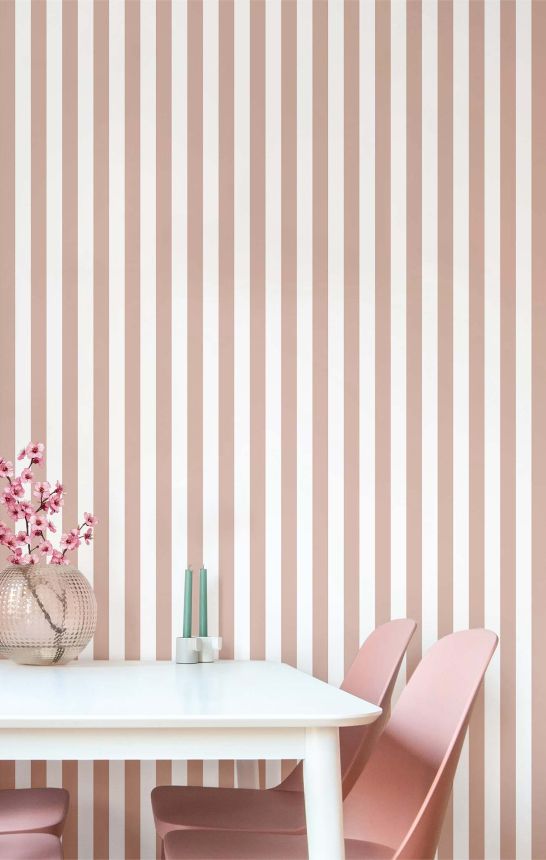 Tapete, rosa, Streifen, 38454, Top Stripes, Parato by Cristiana Masi