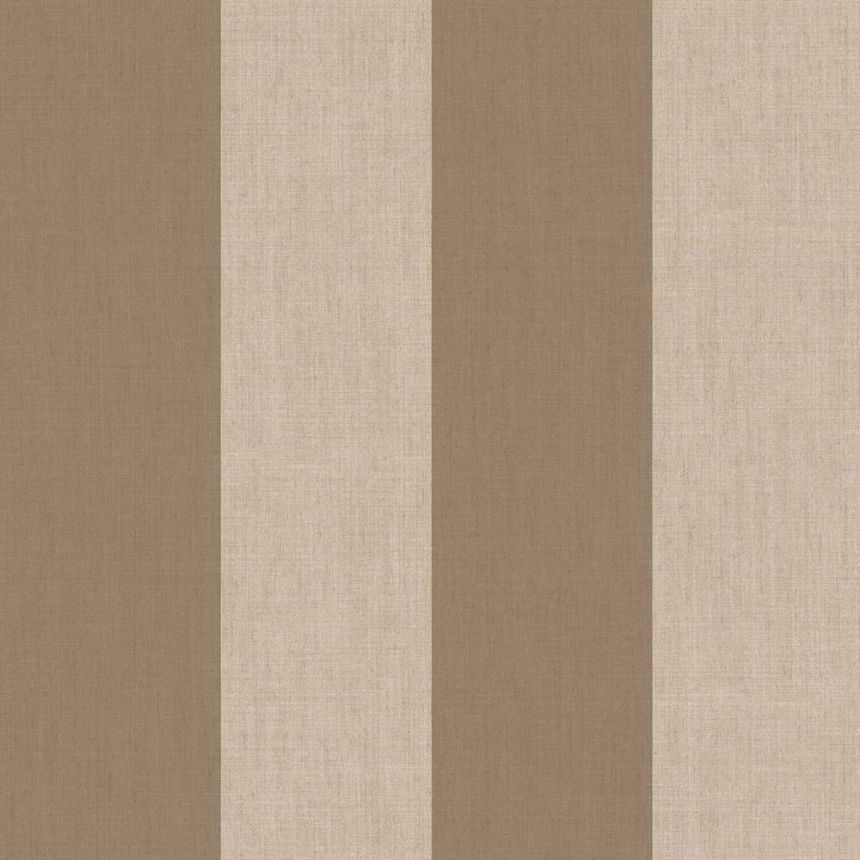 Tapete, braun, Stoffoptik, Streifen, 38479, Top Stripes, Parato by Cristiana Masi