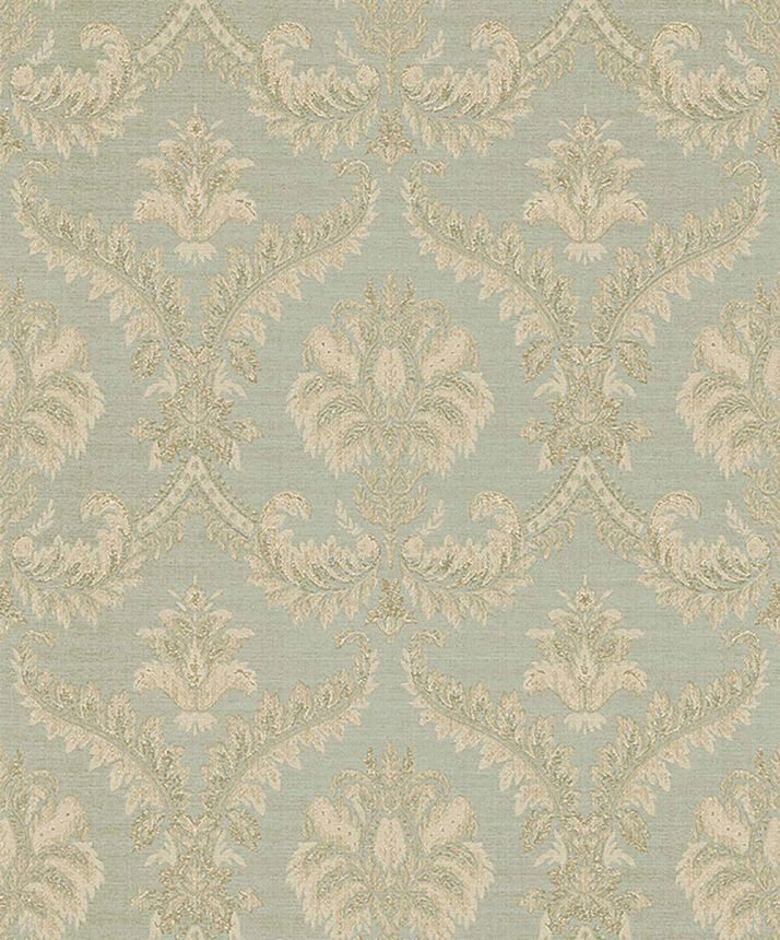 Vliestapete, grün-beige, Barockmuster, 23605, The Best Classic & Elegant, Cristiana Masi by Parato