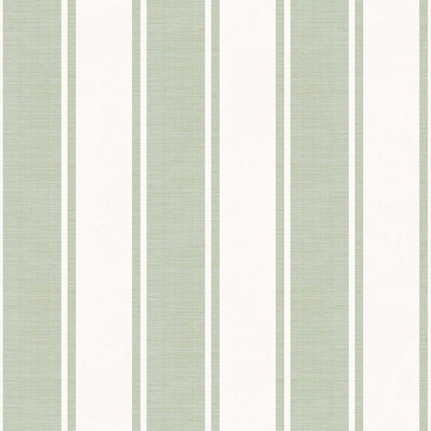 Vliestapete, creme-grün, Streifen, 23675, The Best Classic & Elegant, Cristiana Masi by Parato