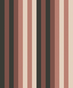 Vliestapete, braun-beige, geometrisch, Streifen, ROM504, Romance, Masureel