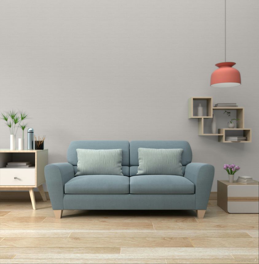 Tapete, grau-beige, Stoffoptik, ZON003, Amazone, The Colour Book II, Masureel