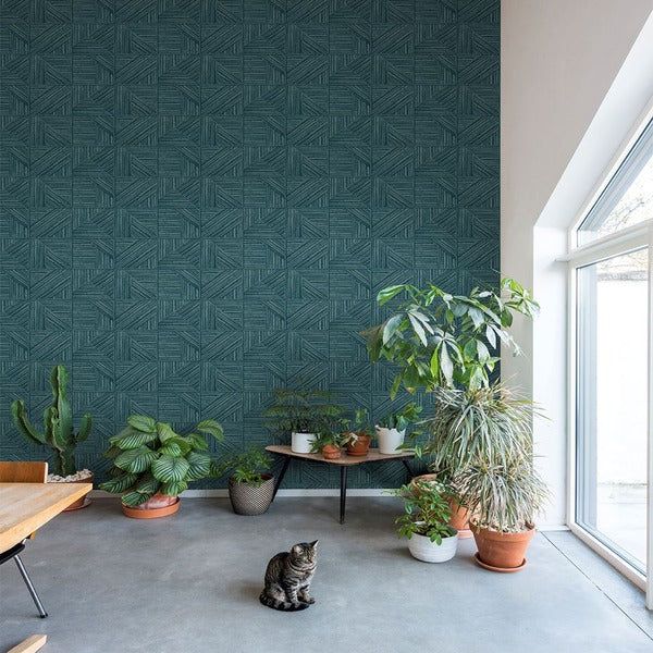 Vliestapete Bambusimitat JF2402, Botanica, Geometry, Vavex