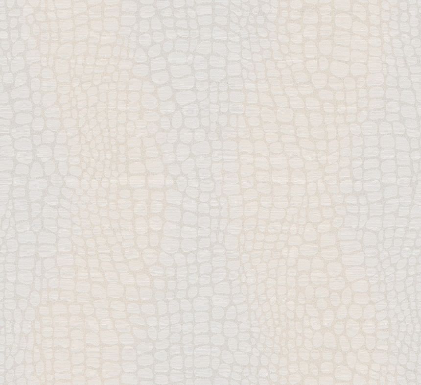 Tapete, cremefarben, Lederoptik, ZON301, Amazone, Masureel