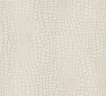 Tapete, gold-creme, Lederoptik, ZON303, Amazone, Masureel