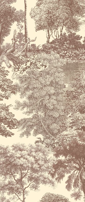 Fototapete, braun, Wald, Bäume, DGSAL1044-260, Amazone, Masureel