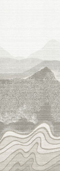 Bildtapete, grau, Berglandschaft, DGZON2012-260, Amazone, Masureel