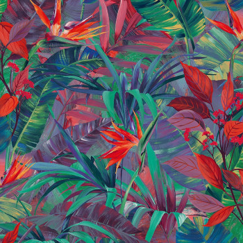 Vliestapete Exotische Blätter und Blumen JF2301, Botanica, Vavex